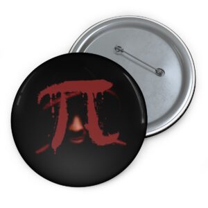 Shadowy Figure Pin Button